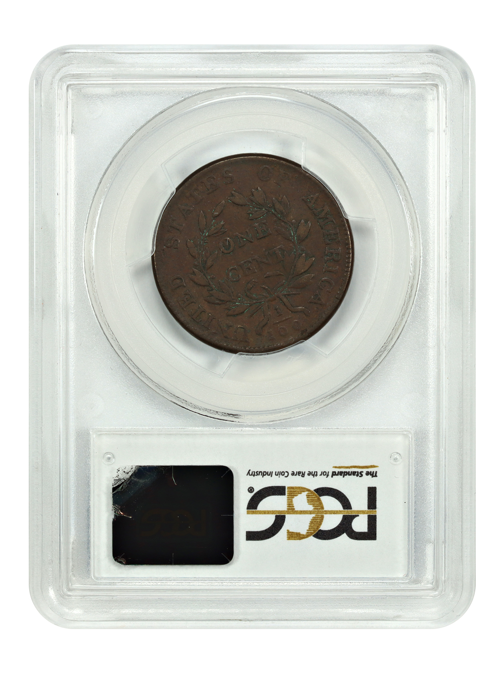 thumbnail for: 1802 Normal Reverse, S-227  1c PCGS XF40 BN