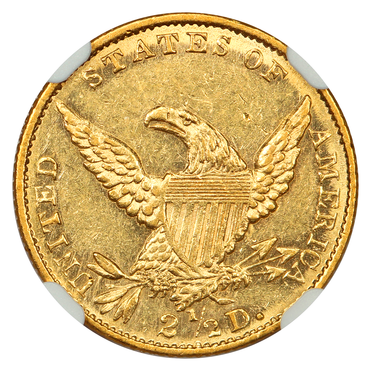 thumbnail for: 1834 Classic Head $2 1/2 NGC MS60