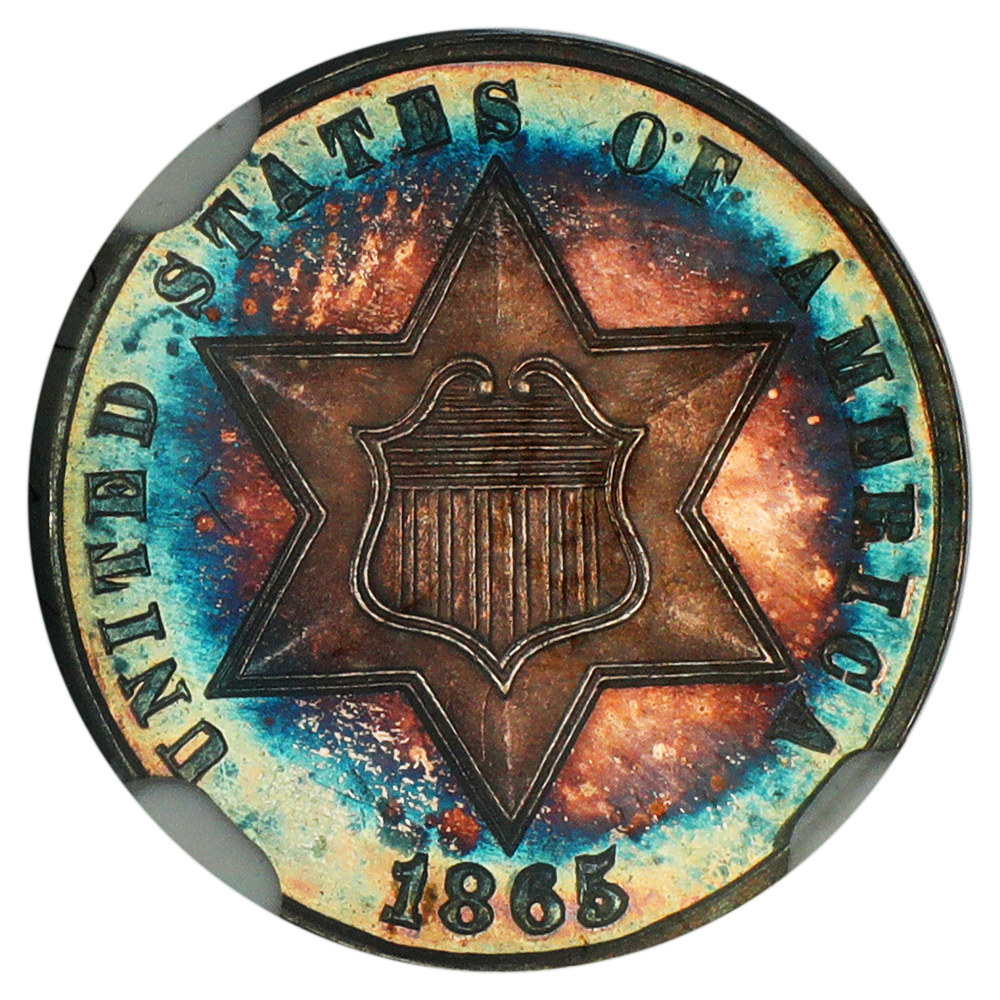 image for: 1865 3cS NGC PR68 CAM