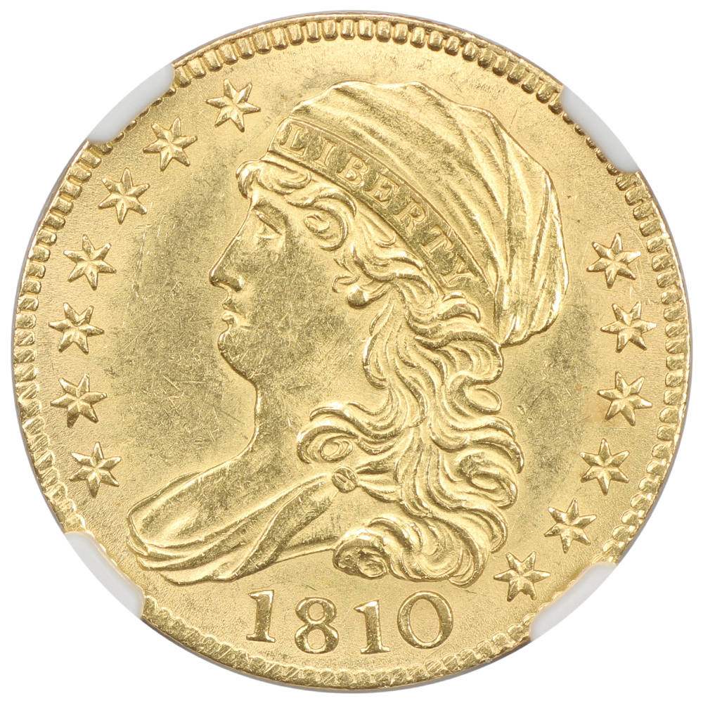 image for: 1810 Large Date, Large 5 $5  NGC MS63