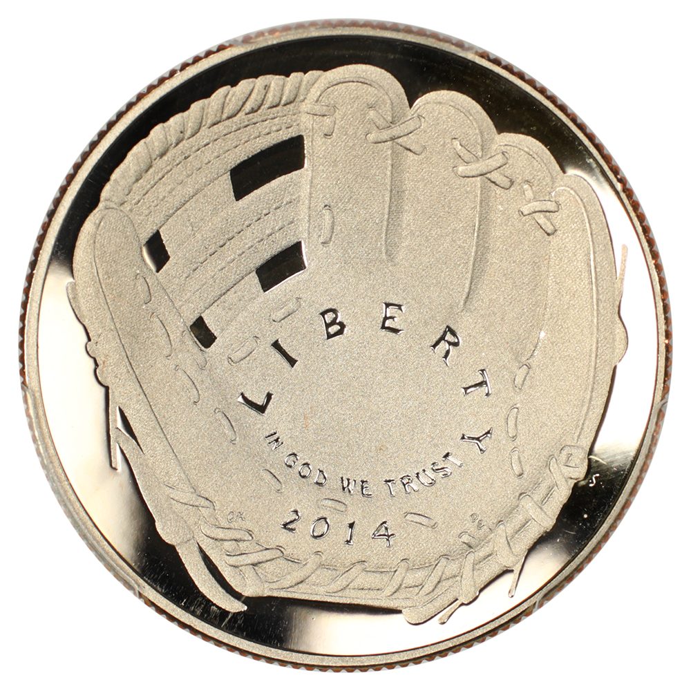 thumbnail for: 2014-S Baseball Hall of Fame 50c PCGS PR70 DCAM