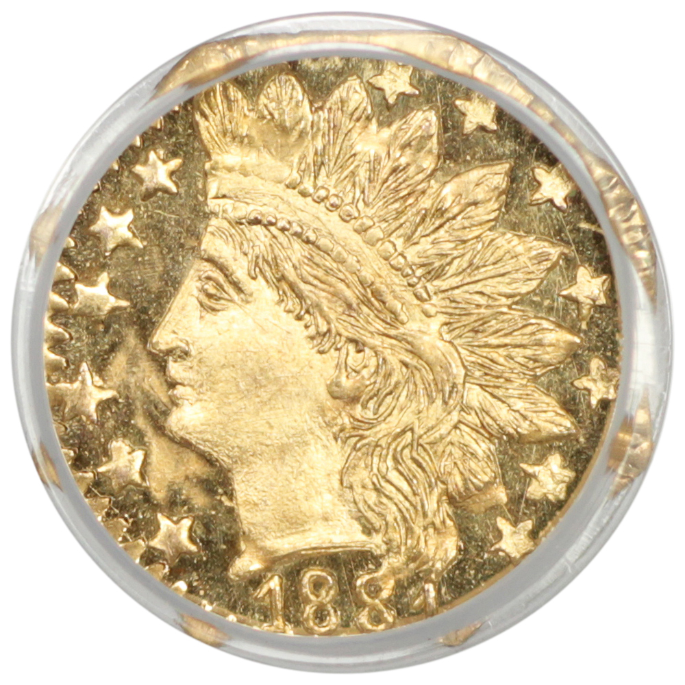 thumbnail for: 1881 BG-799O 25c PCGS MS66