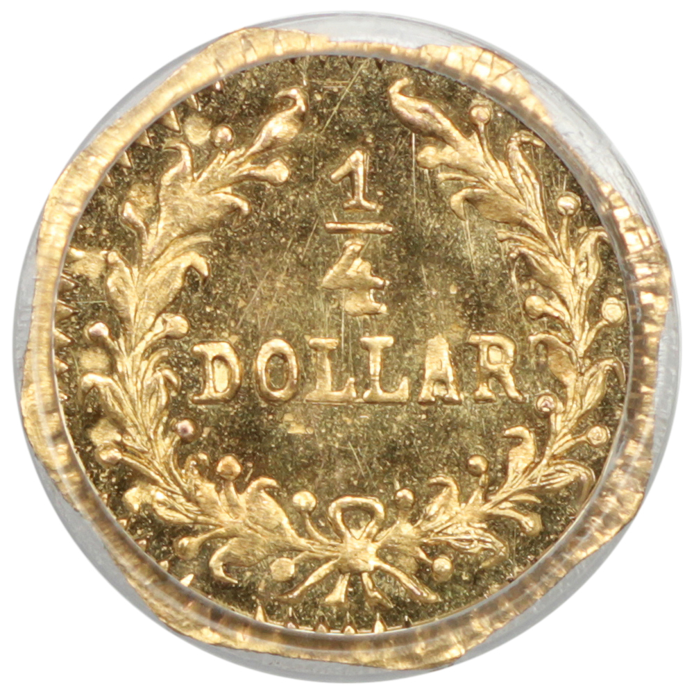 thumbnail for: 1881 BG-799O 25c PCGS MS66