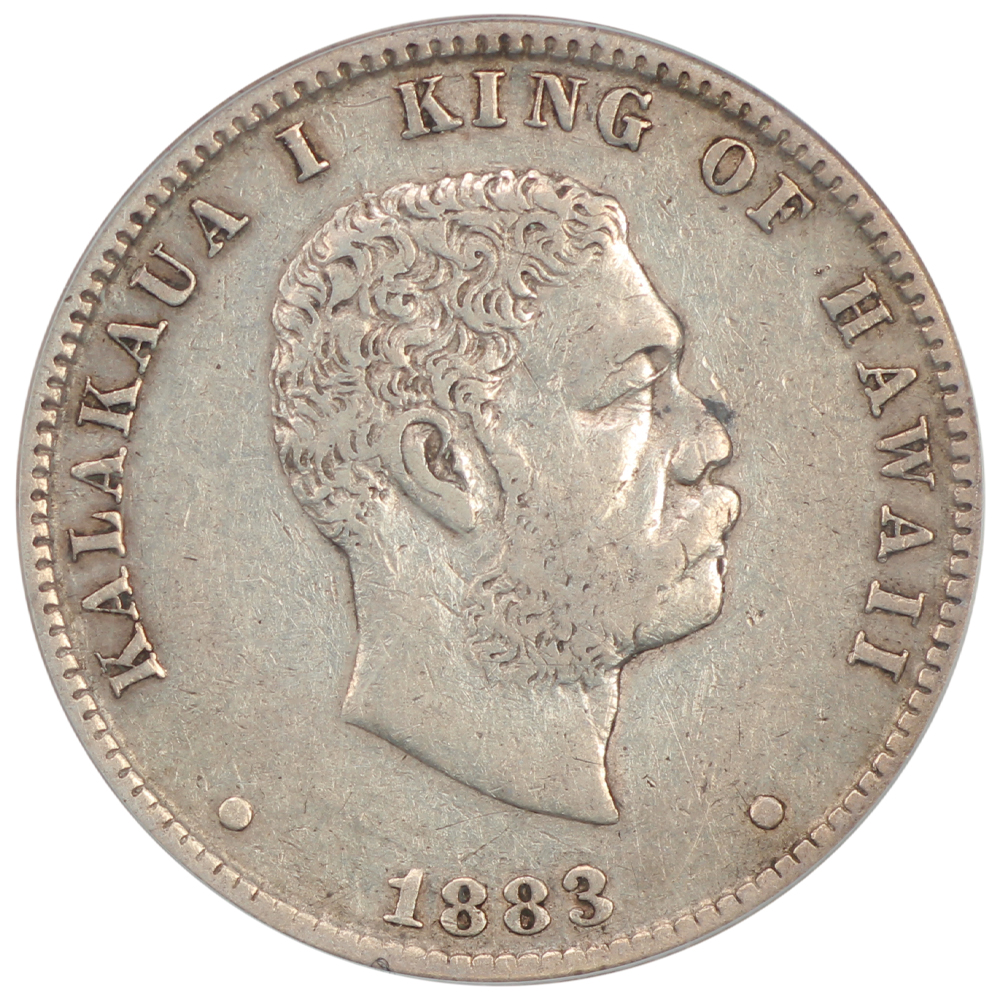 thumbnail for: 1883 Hawaii 25c PCGS XF40