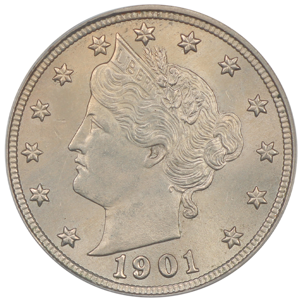 image for: 1901 5c PCGS MS63