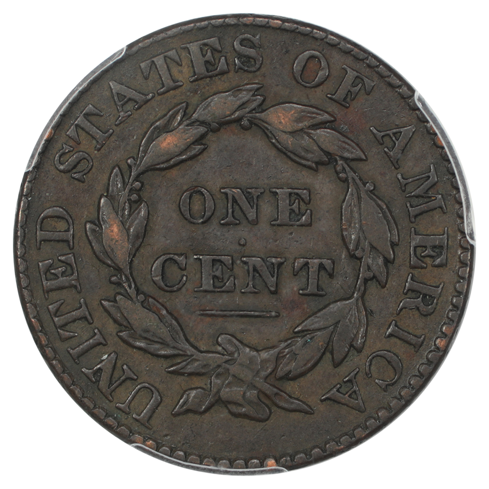 thumbnail for: 1828 Large Narrow Date 1c PCGS XF40 BN