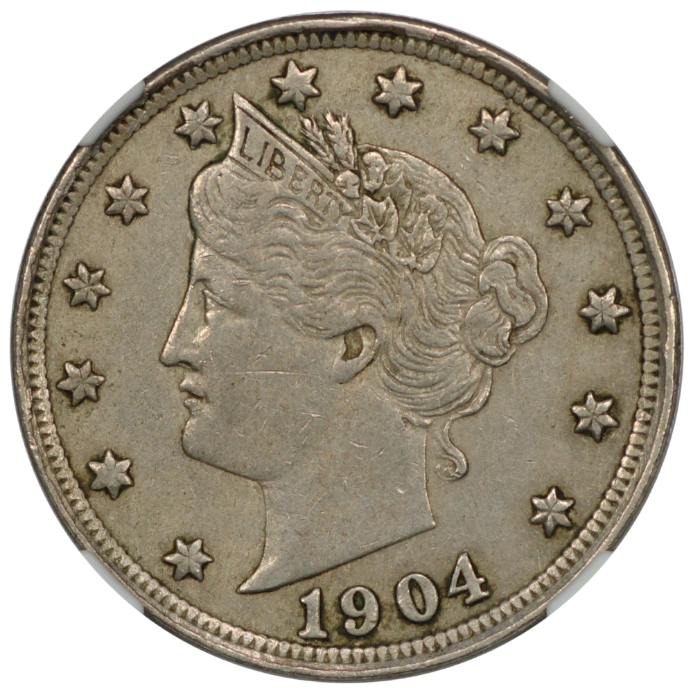 image for: 1904 5c NGC AU50