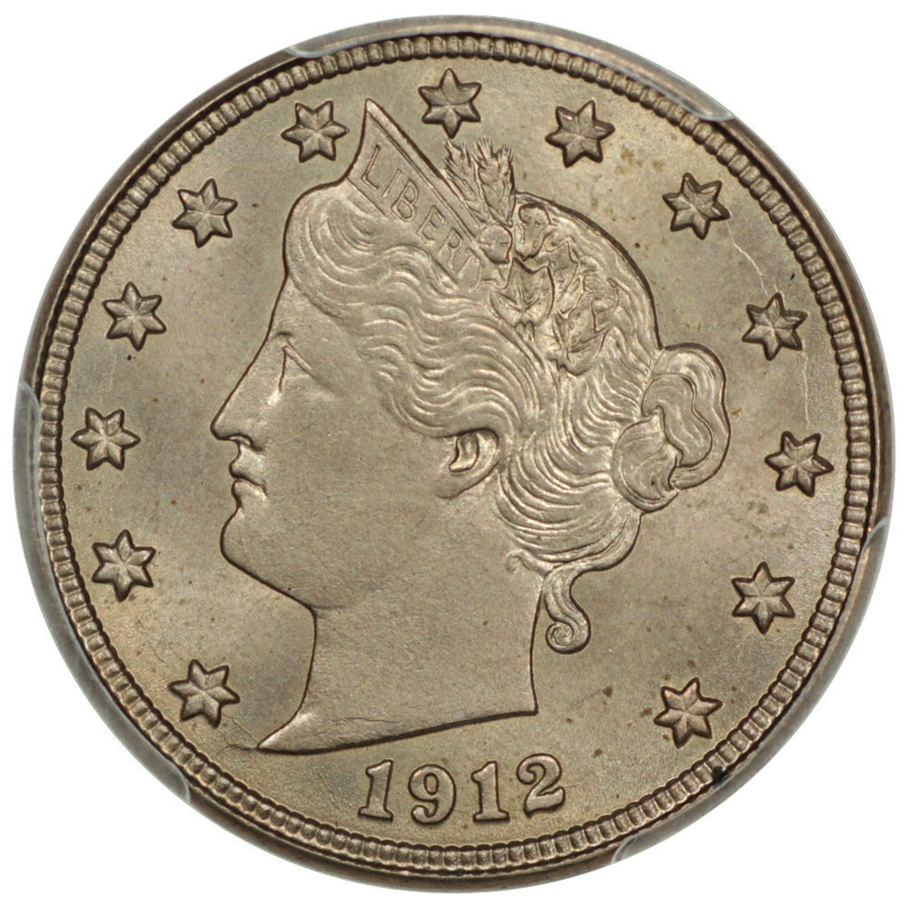image for: 1912-D 5c PCGS MS65
