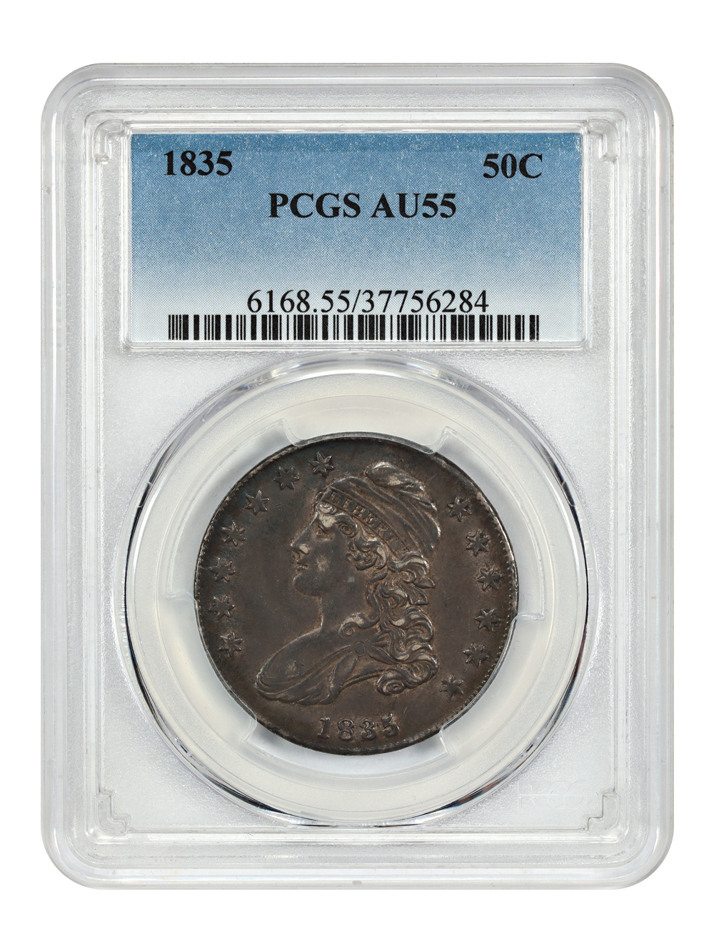 アメリカ1836年 50Cents 銀貨 キャップバスト アメリカ1836年 50Cents 銀貨 キャップバスト