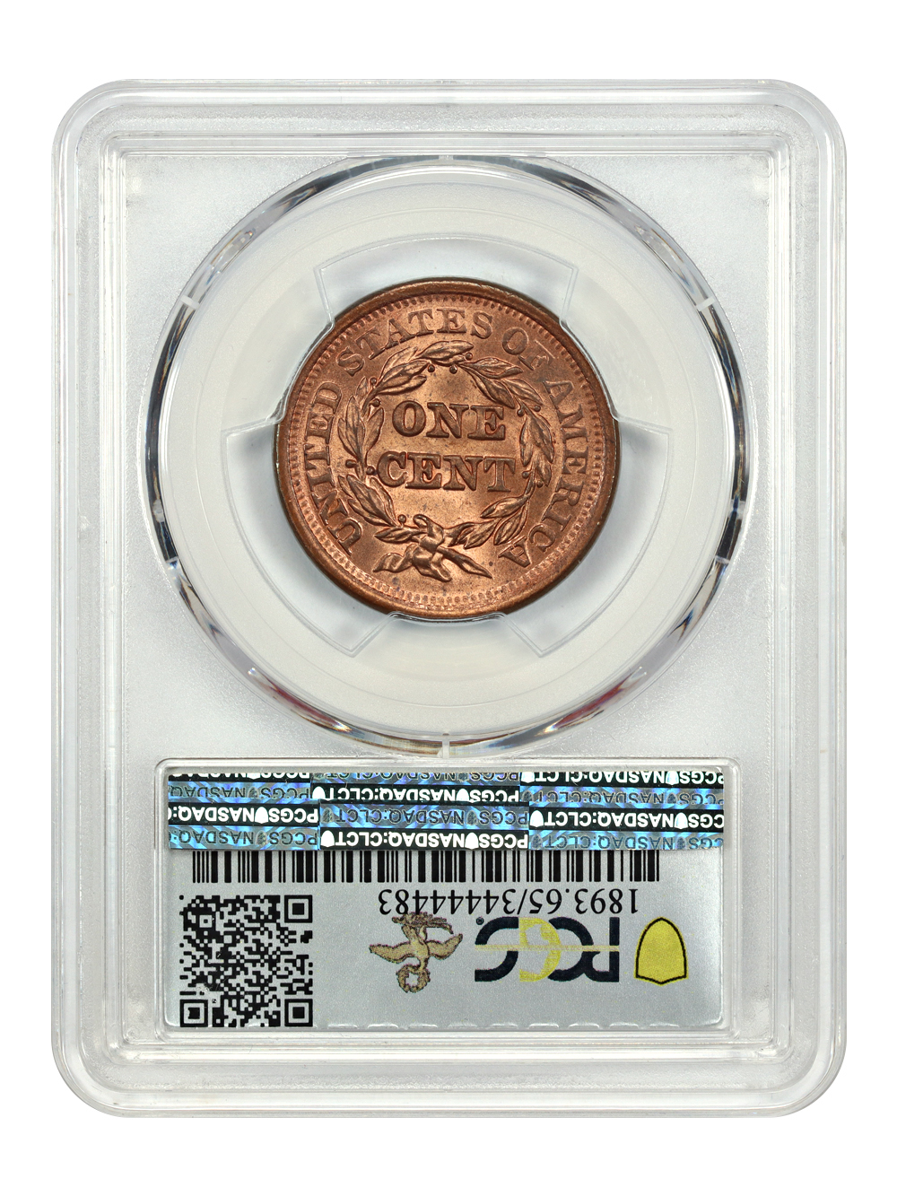 thumbnail for: 1851 1c PCGS MS65 RB