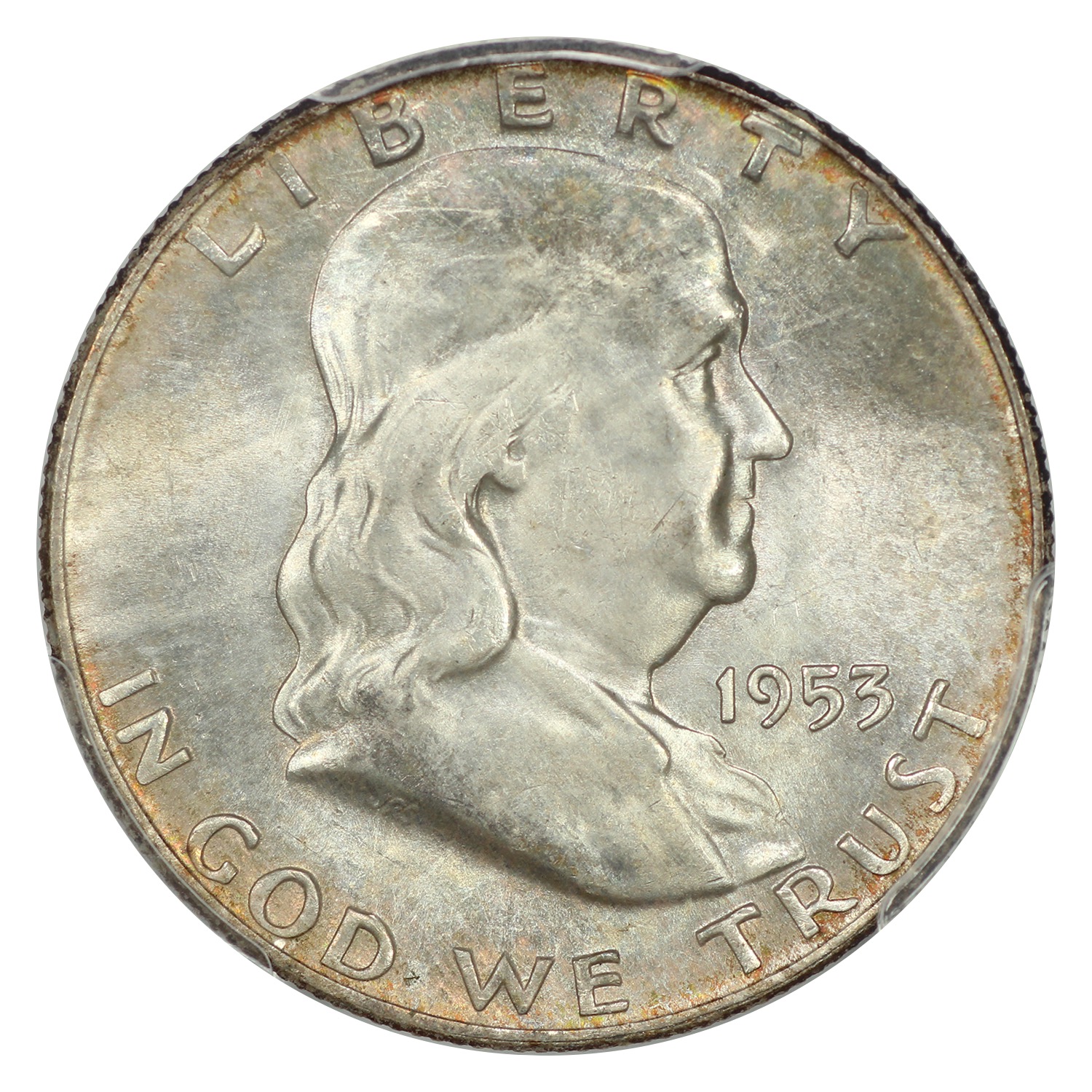 thumbnail for: 1953-D 50c PCGS MS65 FBL