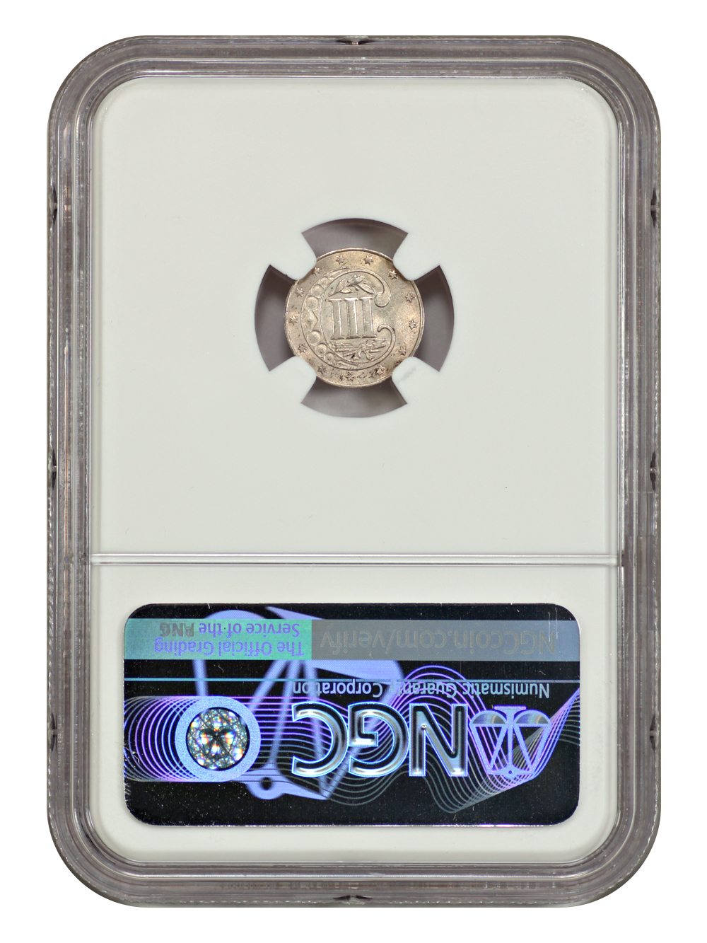 image for: 1856 3cS NGC MS64