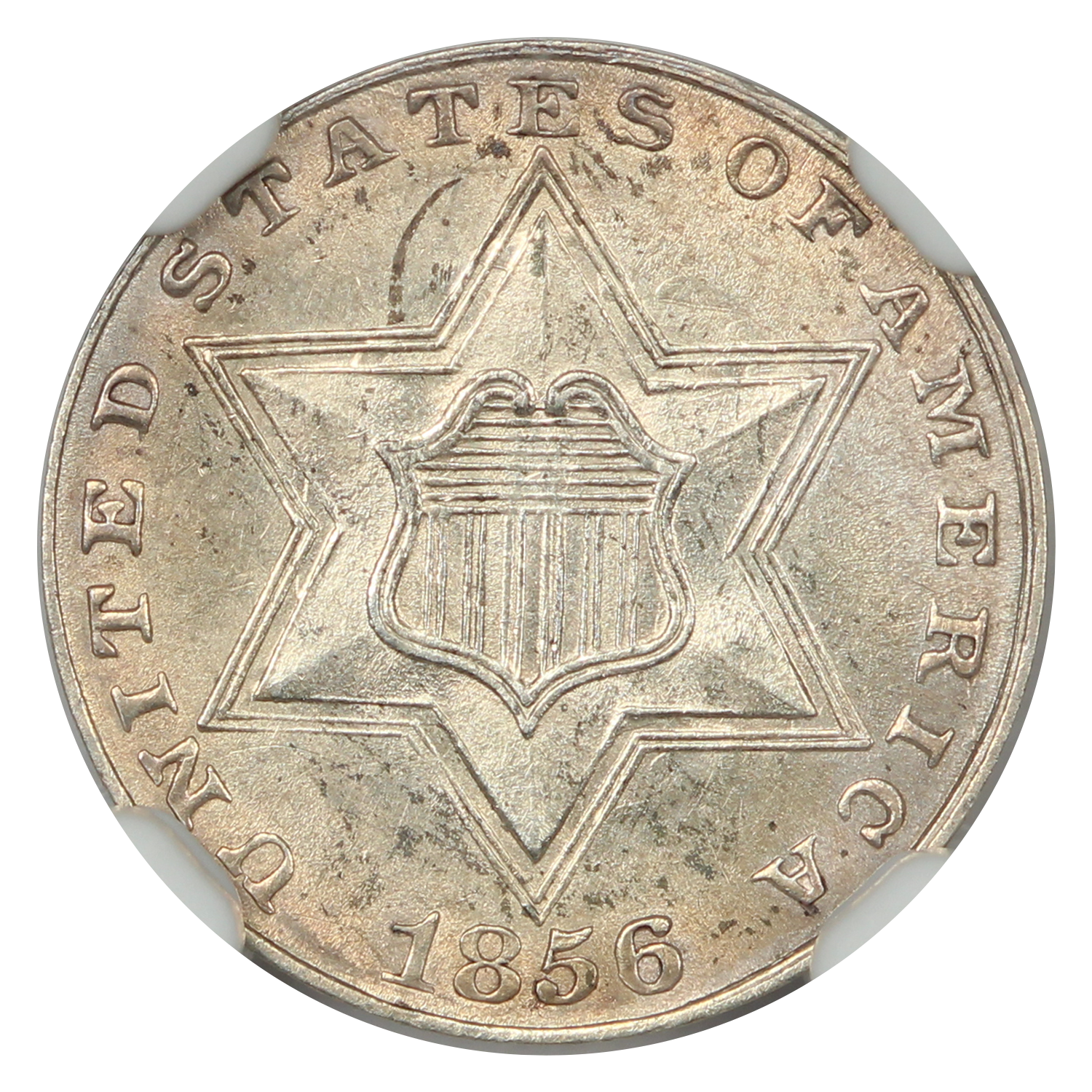 image for: 1856 3cS NGC MS64