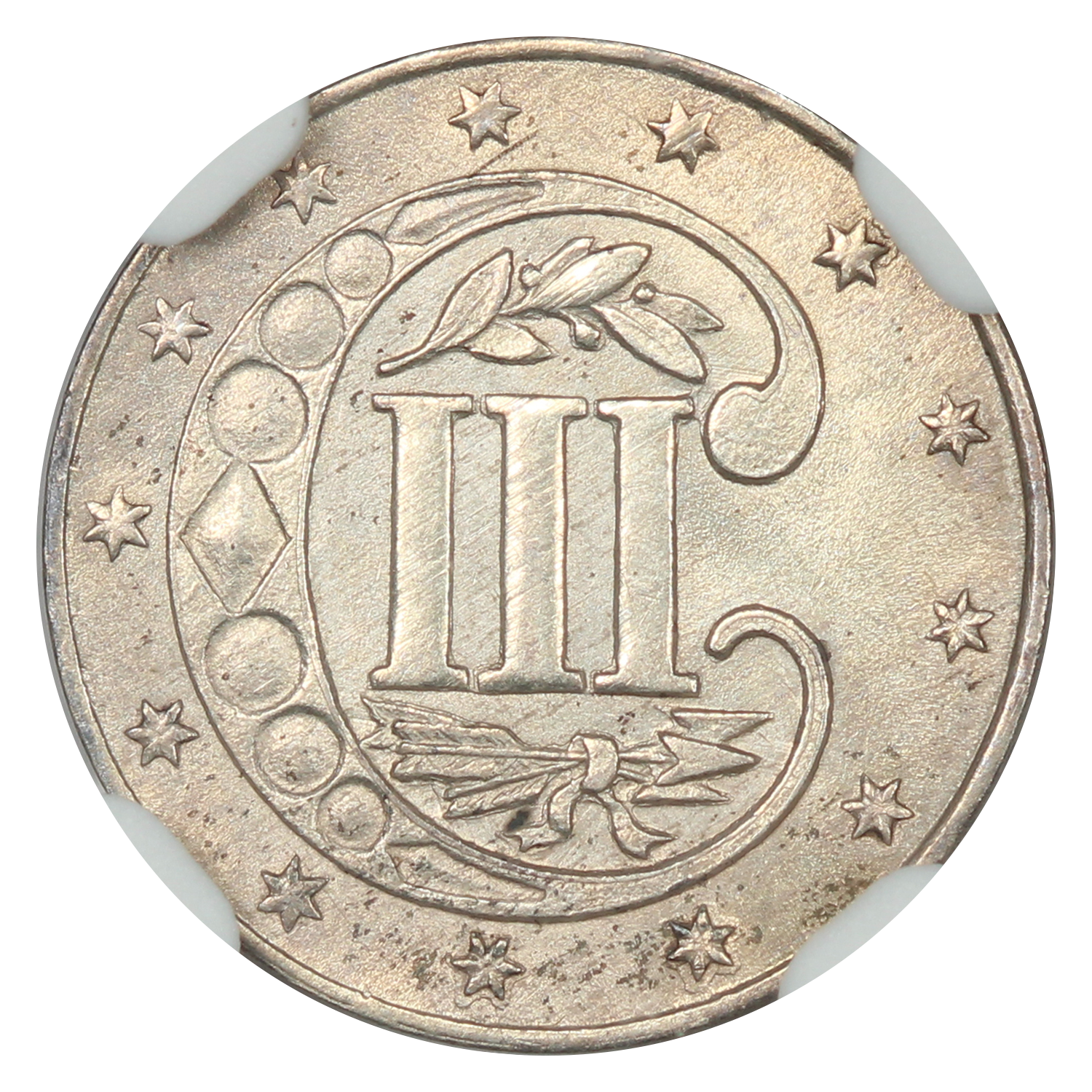 image for: 1856 3cS NGC MS64