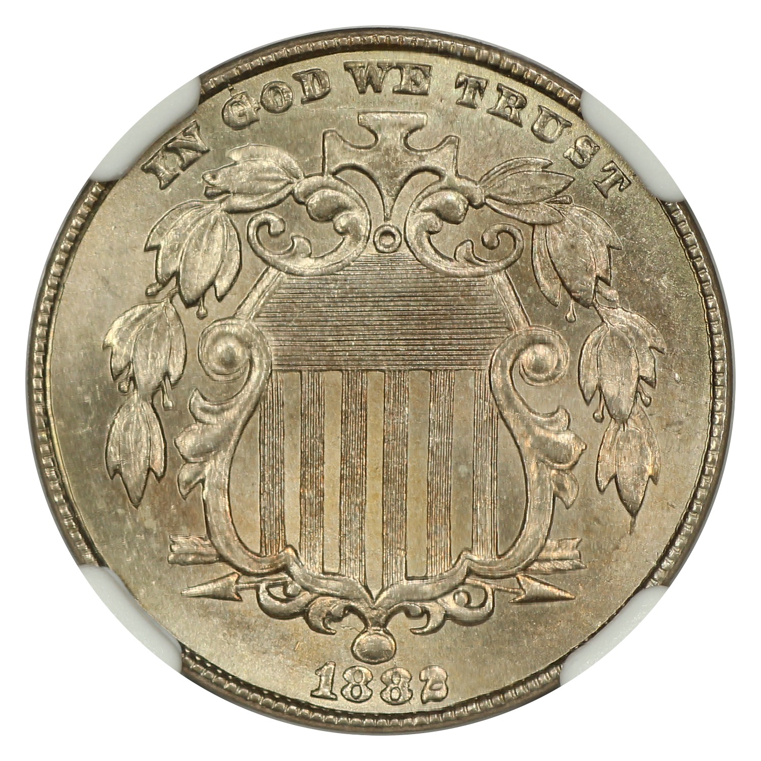 image for: 1882 5c NGC MS66