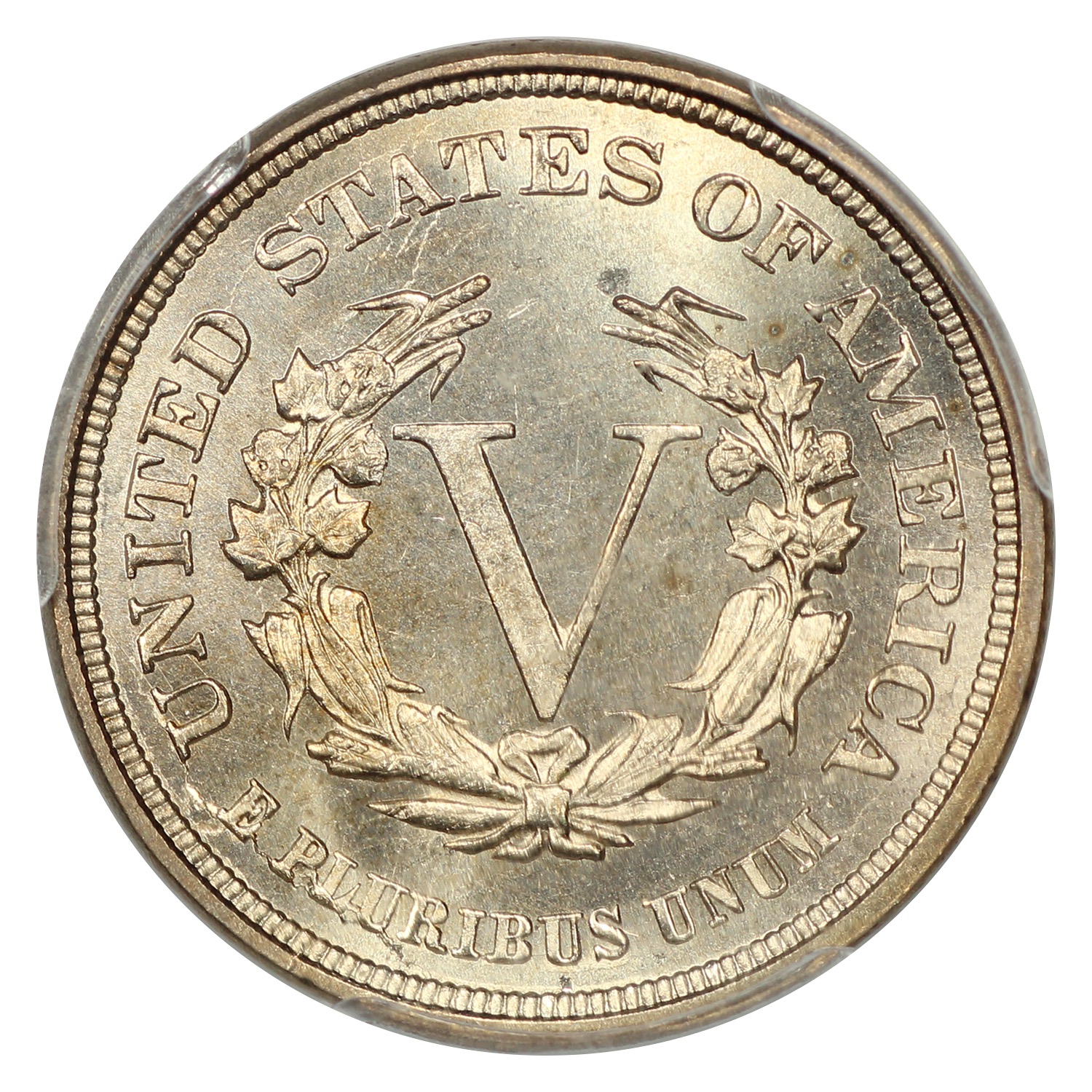 image for: 1883 No Cents 5c PCGS MS66