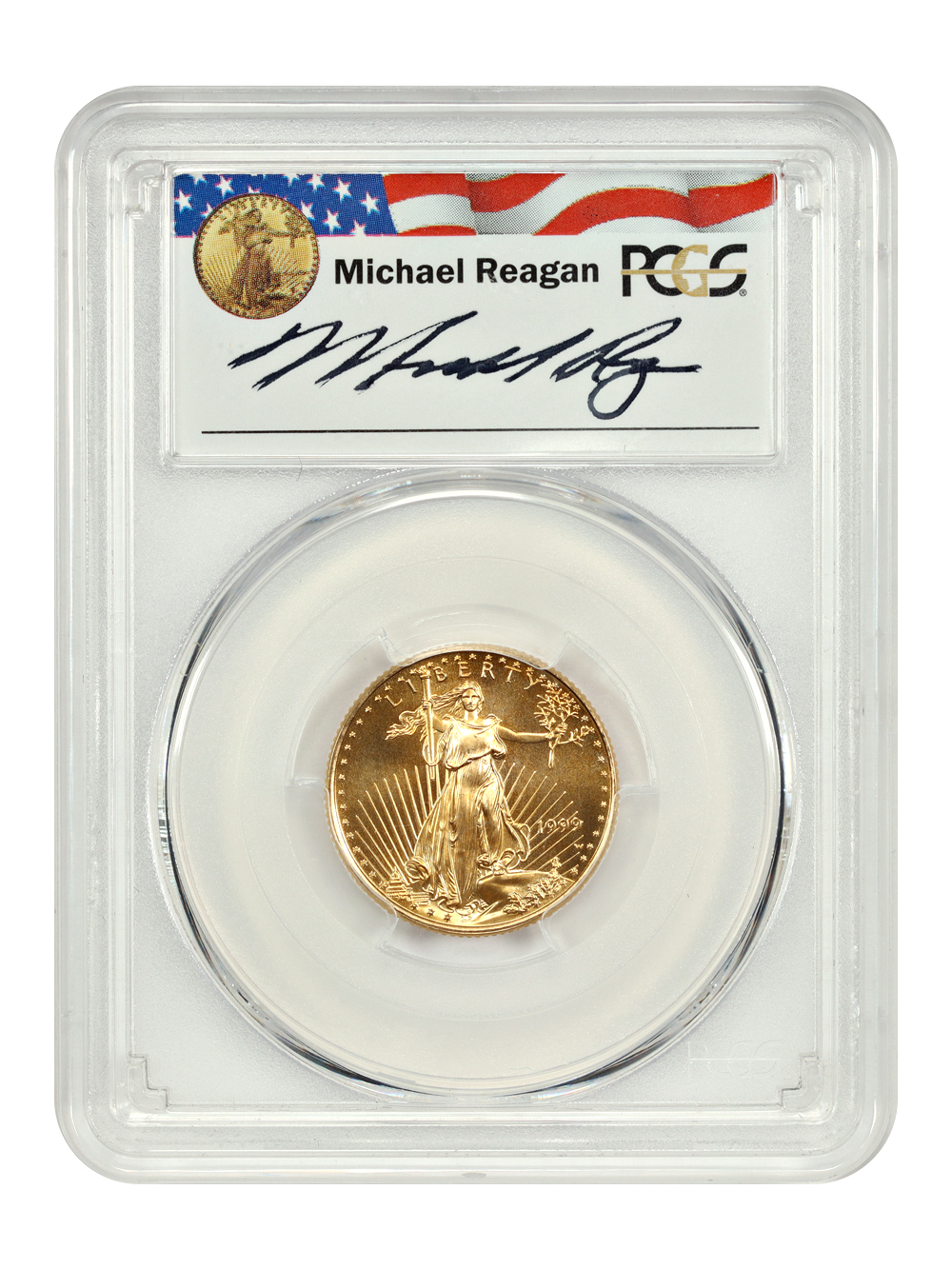 image for: 1999-W Gold Eagle, Unfinished Proof Dies $10  PCGS MS69