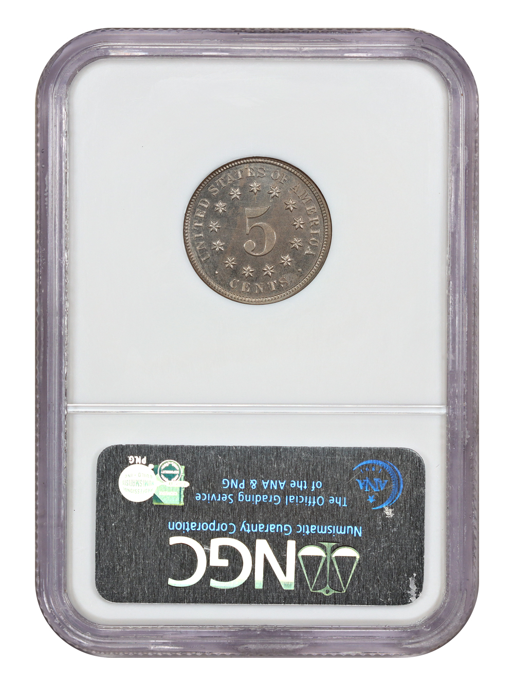 image for: 1875 5c NGC PR65