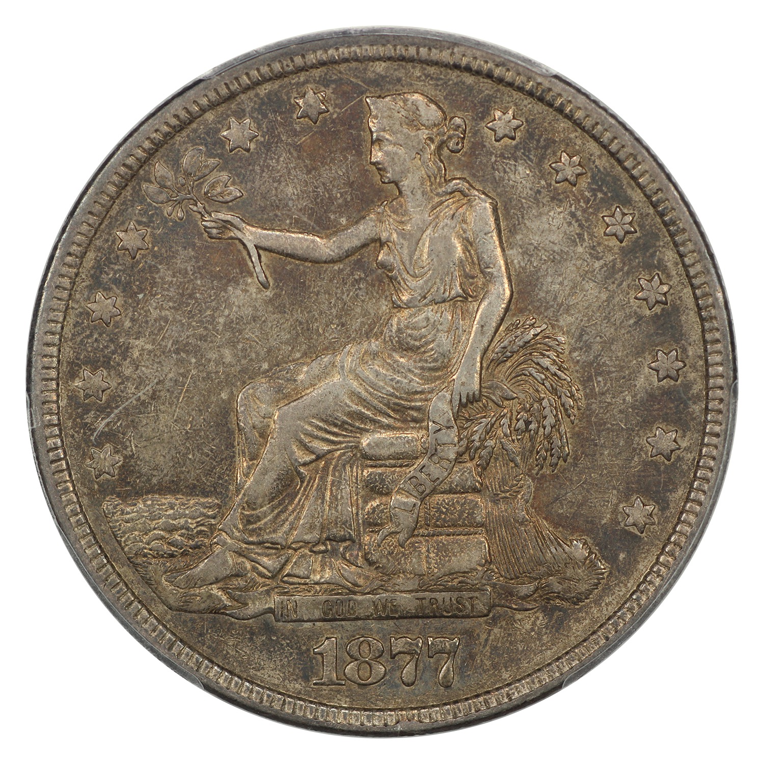 image for: 1877 Trade$ PCGS XF40