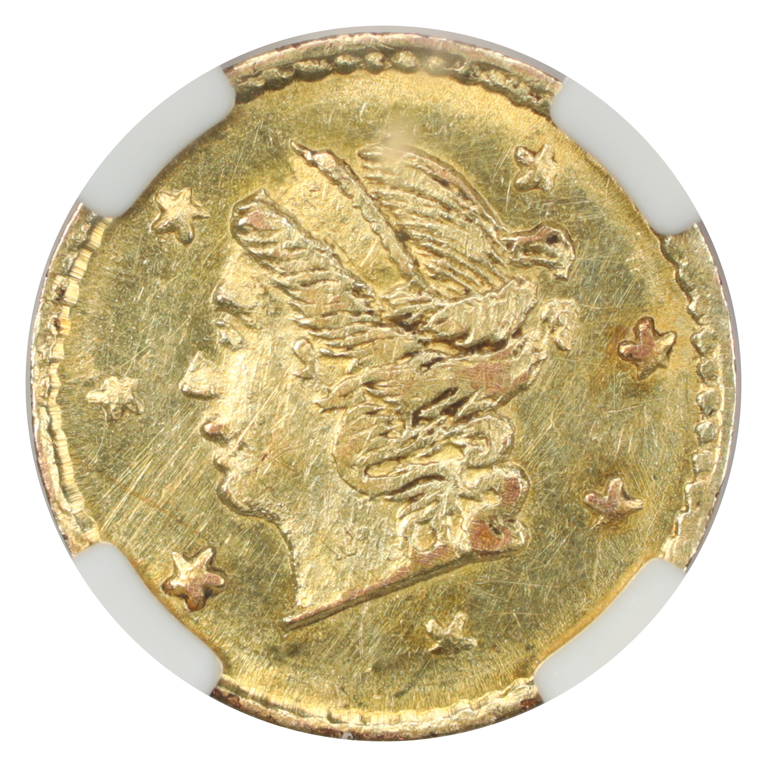 thumbnail for: 1870 BG-808 25c NGC MS62