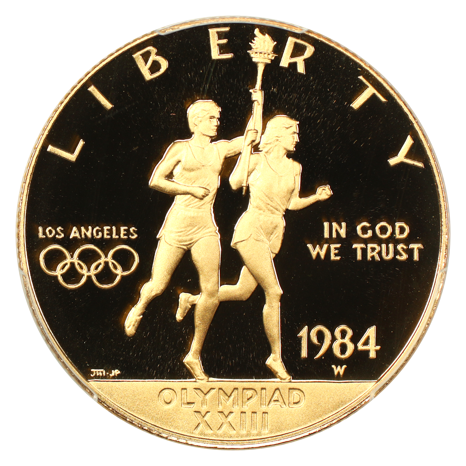 thumbnail for: 1984-W Los Angeles Olympiad Coliseum G$10  PCGS PR70 DCAM