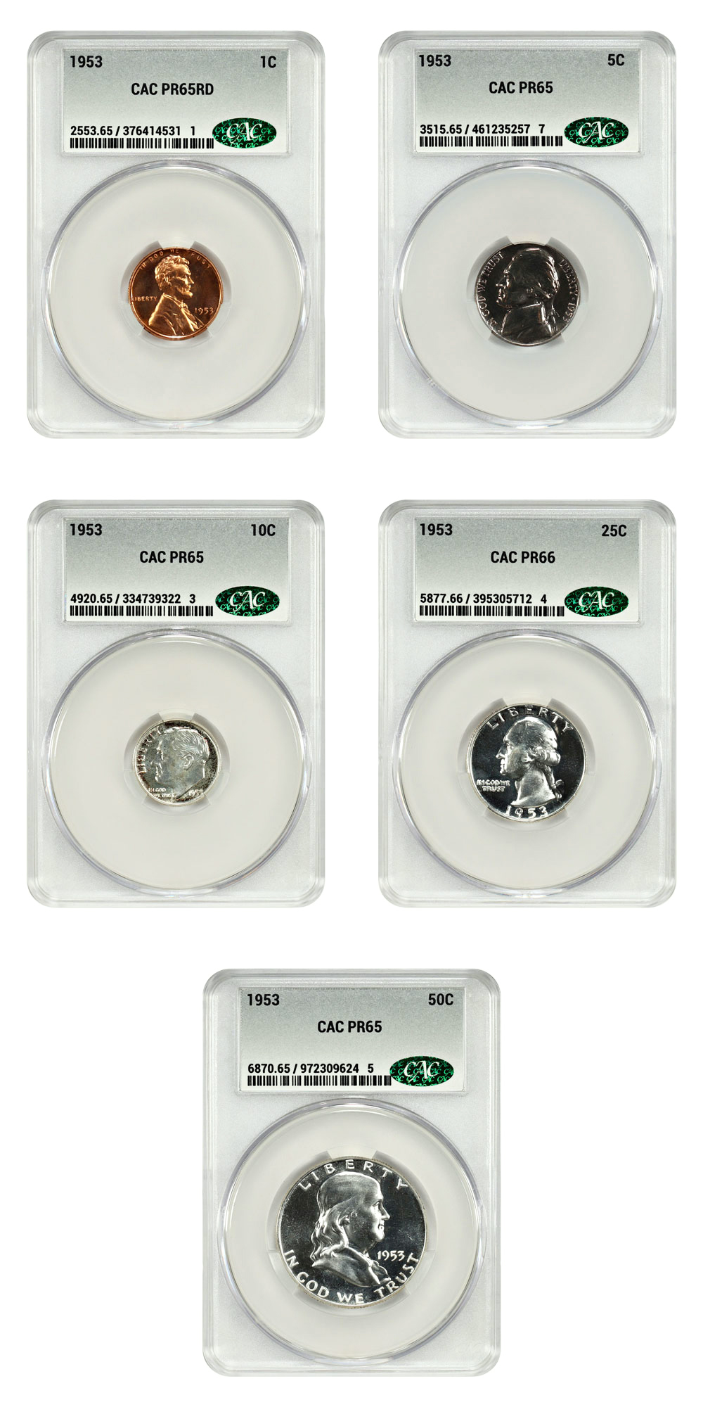 1953 1C-50C Proof Set