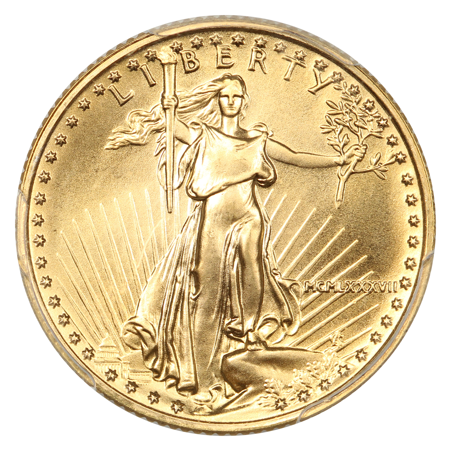 thumbnail for: 1988 Gold Eagle $10  PCGS MS69