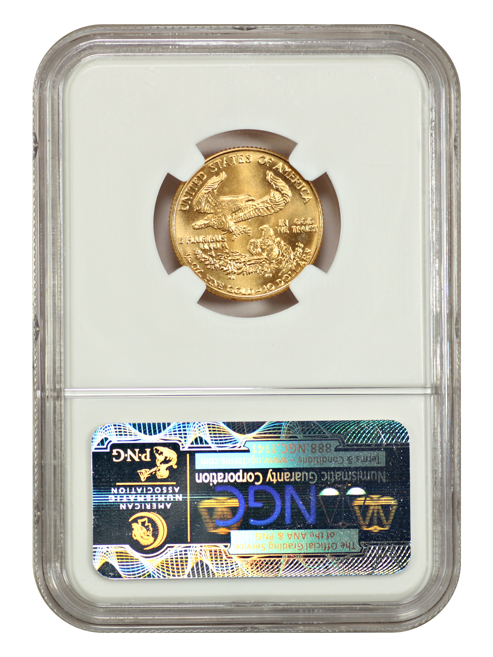 image for: 1990 Gold Eagle $10  NGC MS69