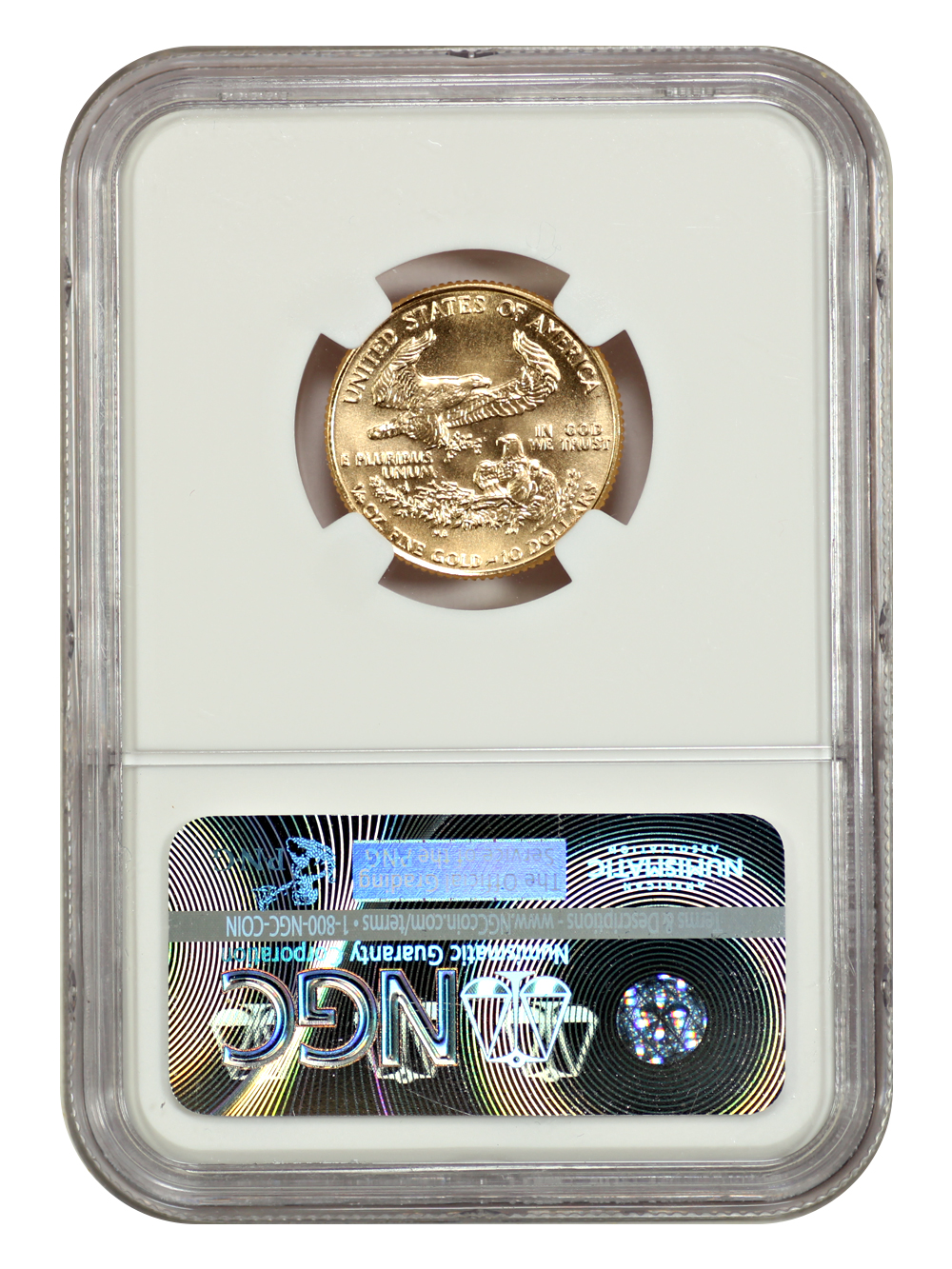 image for: 1991 Gold Eagle $10  NGC MS69