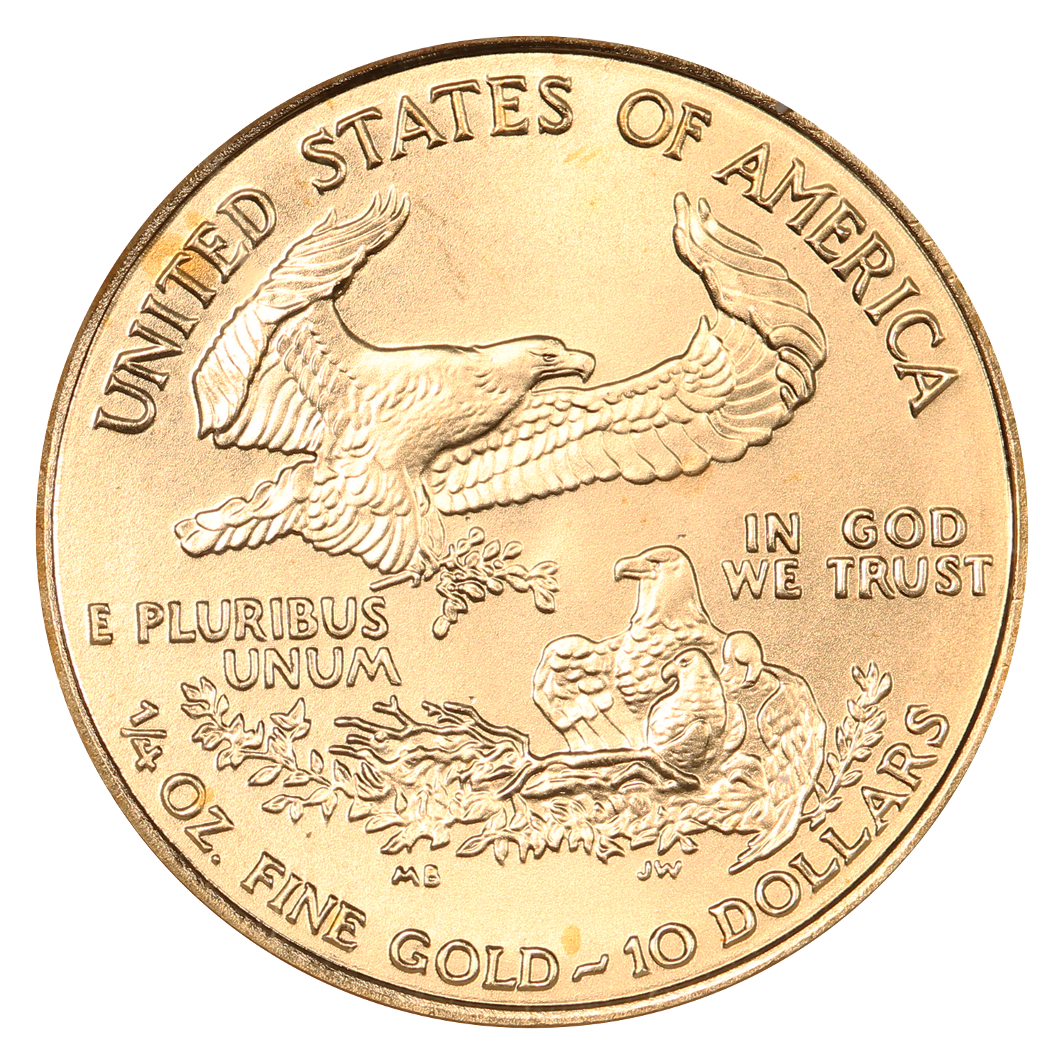 image for: 2001 Gold Eagle $10  NGC MS69