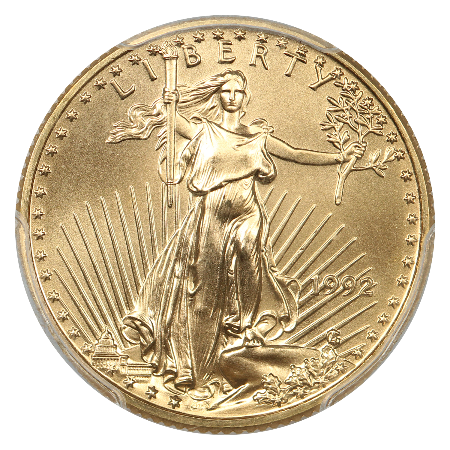 image for: 1992 Gold Eagle $10  PCGS MS69