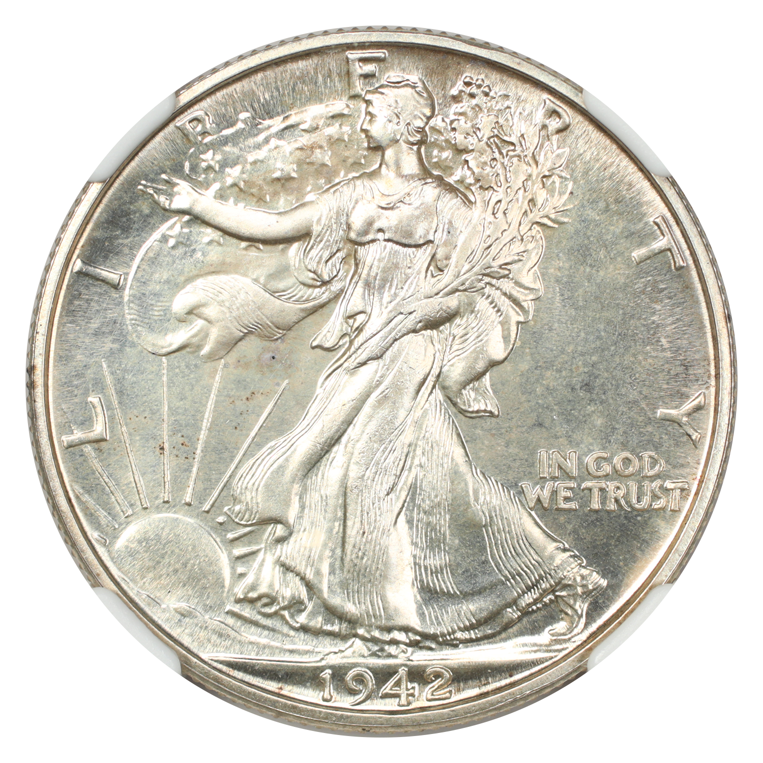 thumbnail for: 1942 50c NGC PR67