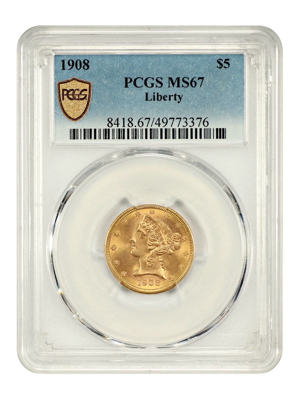 1908 $5 Liberty