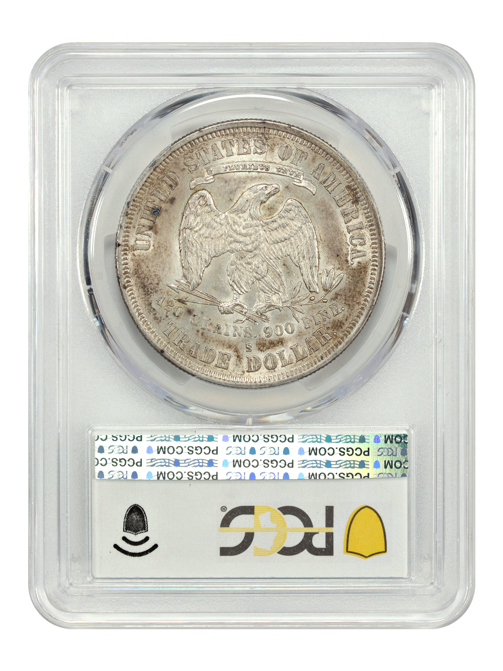thumbnail for: 1877-S Trade$ PCGS AU58