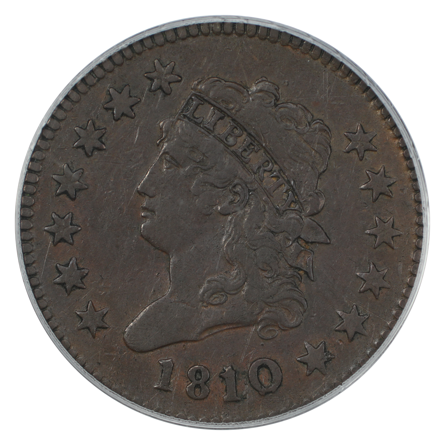 image for: 1810/09 1c PCGS VF35 BN