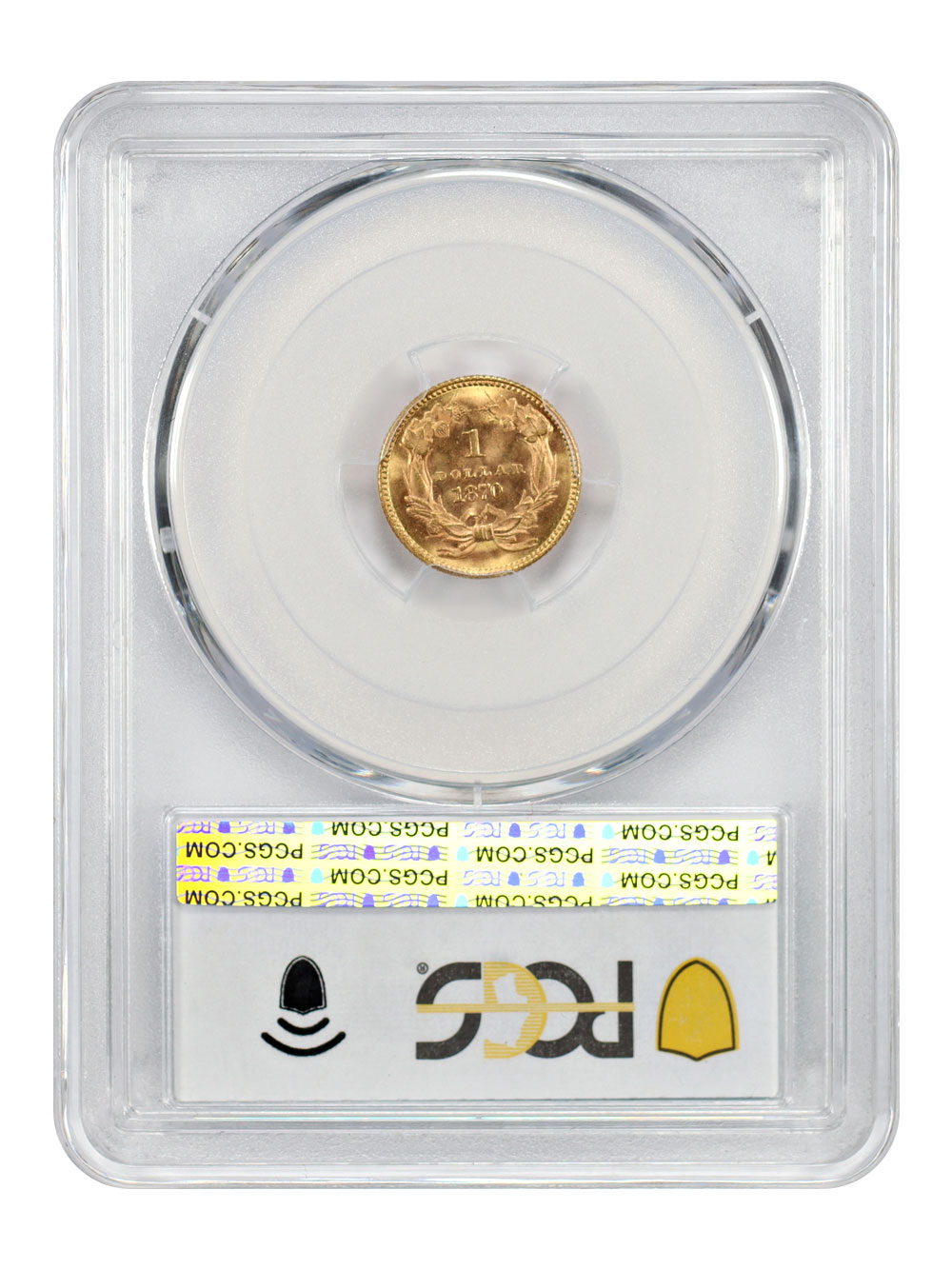 image for: 1870 G$1 PCGS MS66
