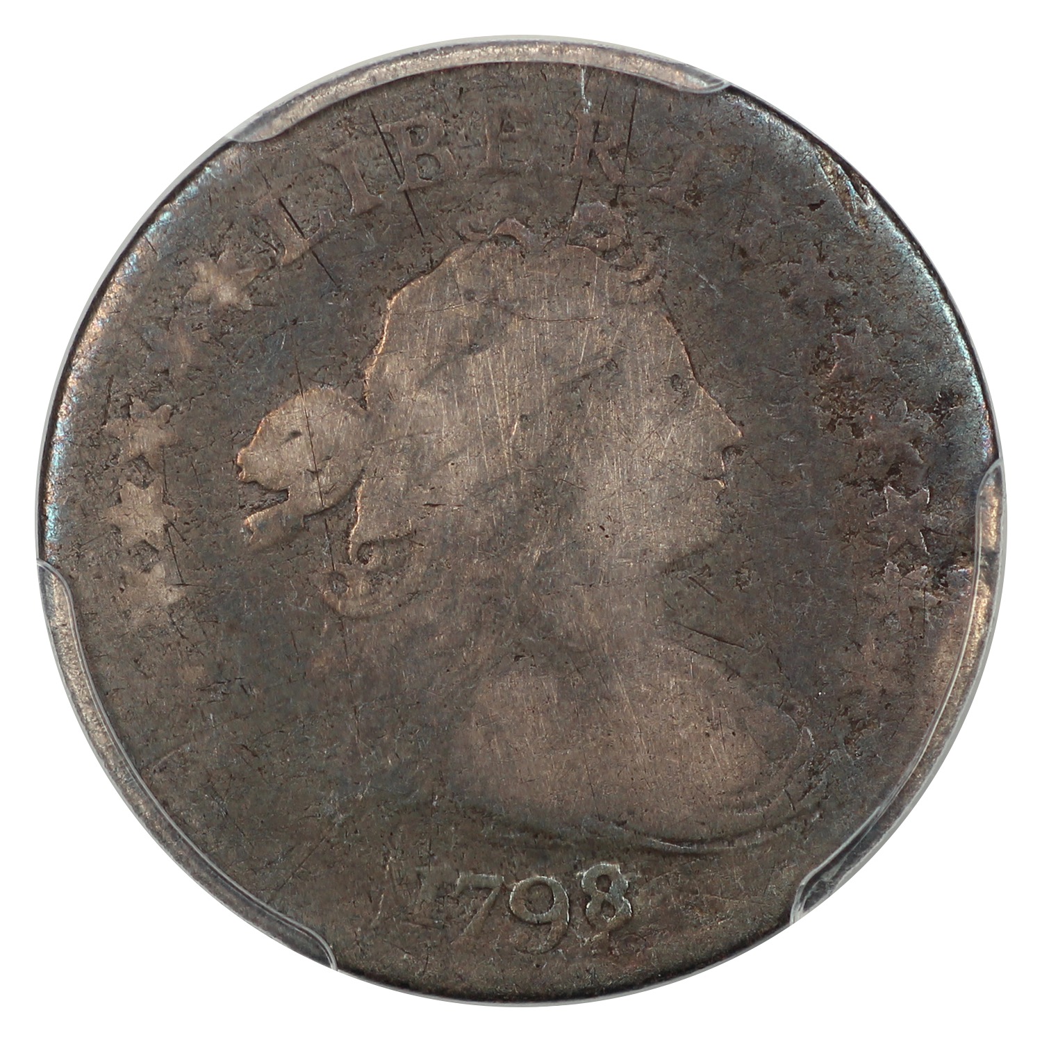 image for: 1798/97 16 Stars Reverse 10c PCGS G6