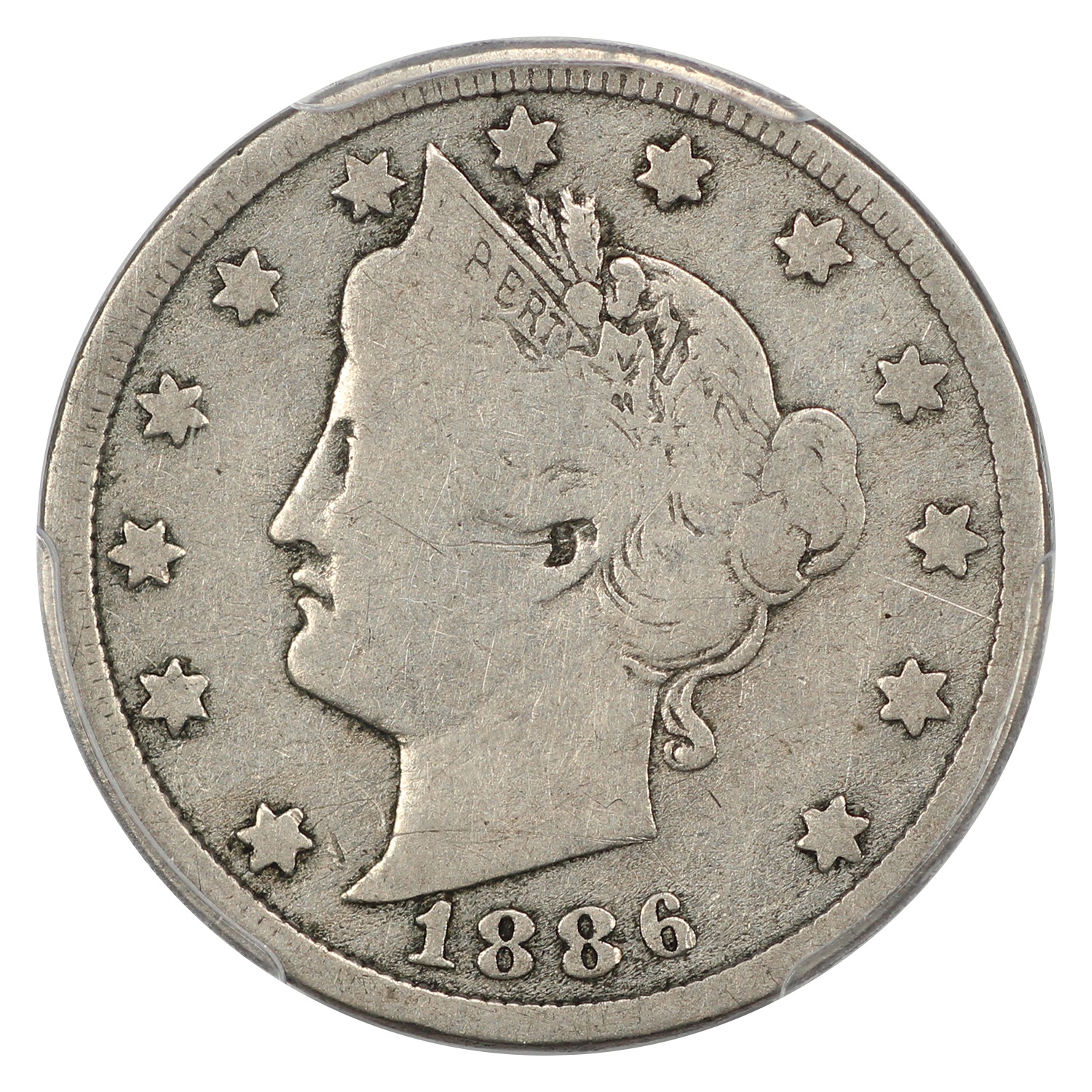 image for: 1886 5c PCGS VG10