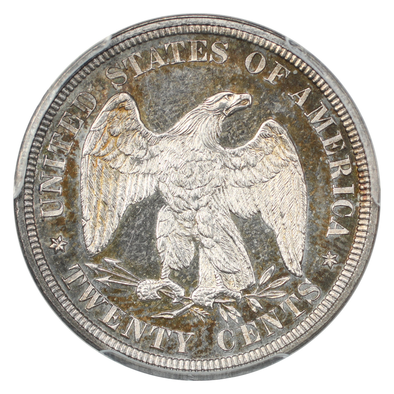 image for: 1877 20c PCGS PR62