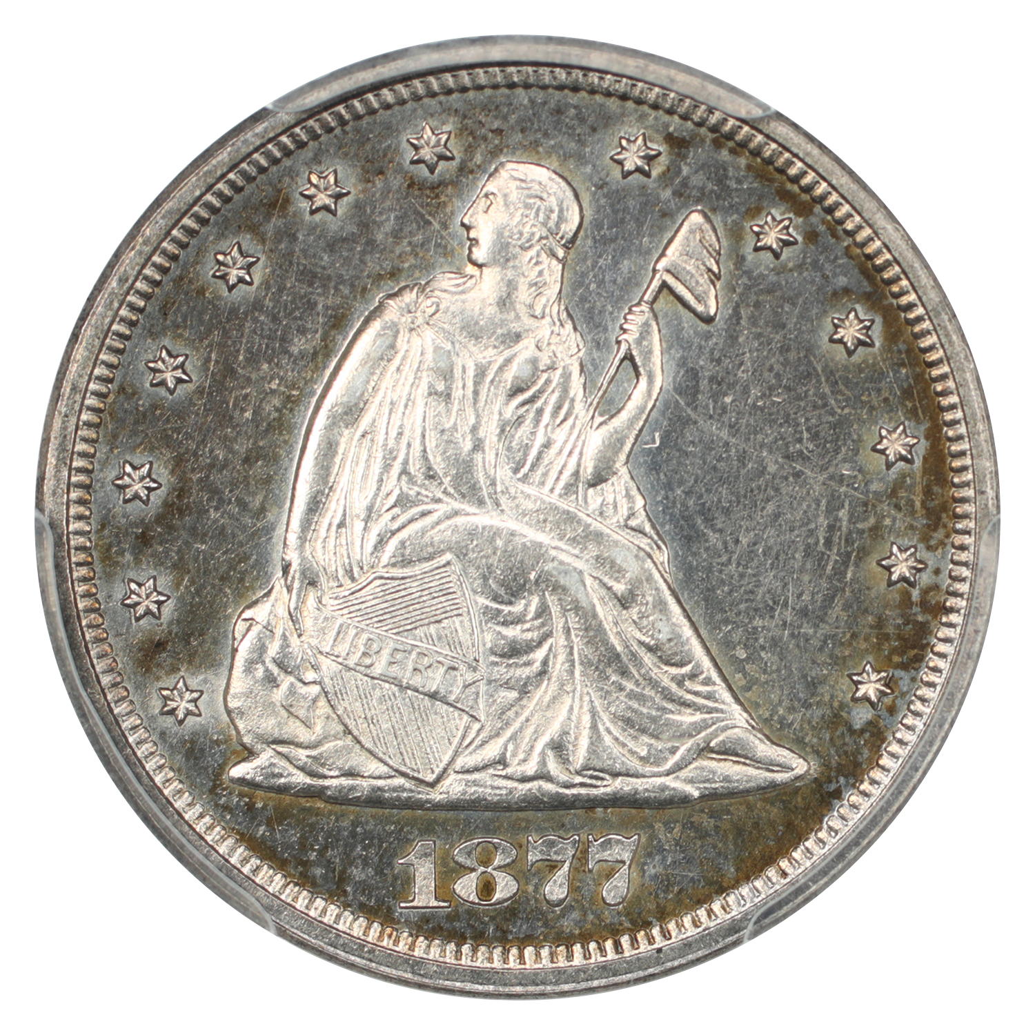 image for: 1877 20c PCGS PR62