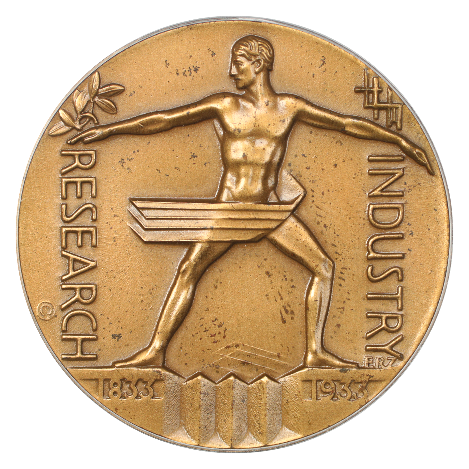 image for: 1933 Century Progress Expo, Official, Bronze, HK-463 SC$1 PCGS MS64