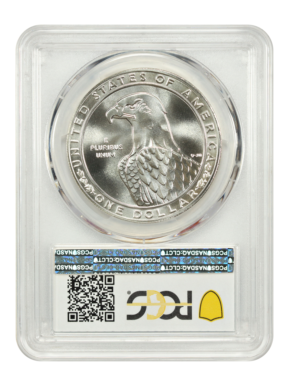 thumbnail for: 1983-P Los Angeles Olympiad Discus Thrower S$1 PCGS MS70
