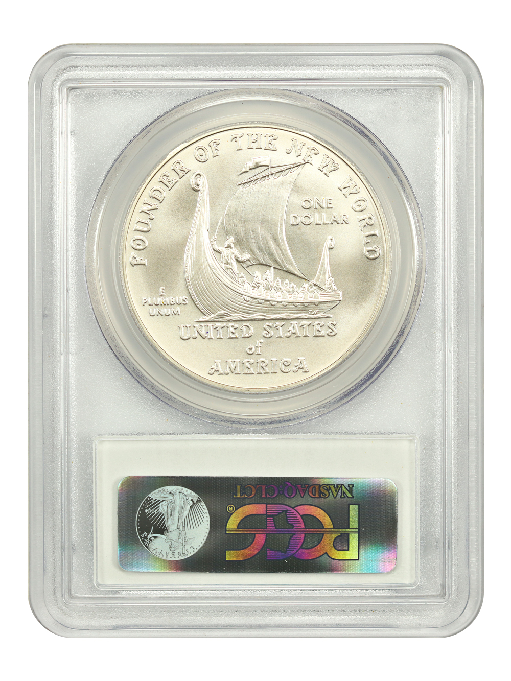 thumbnail for: 2000-P Leif Ericson Millennium S$1 PCGS MS70
