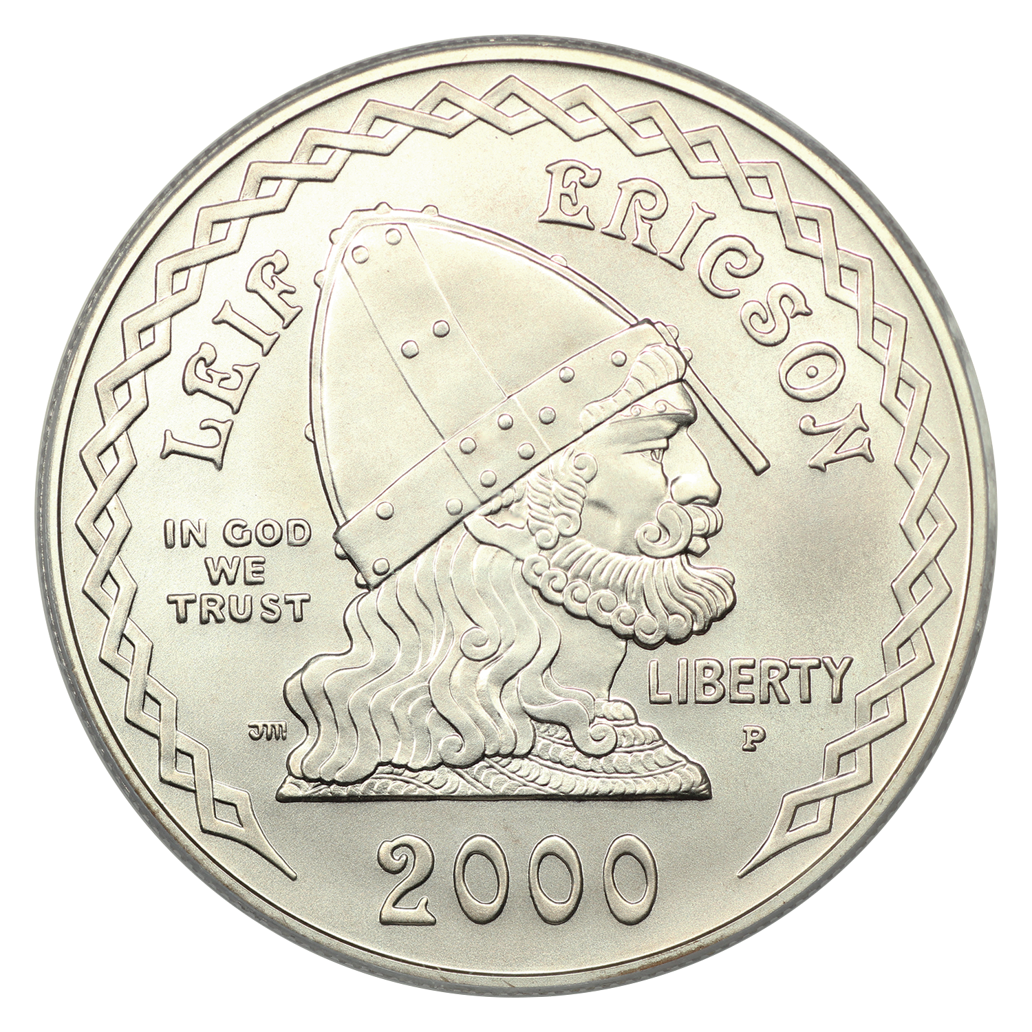 thumbnail for: 2000-P Leif Ericson Millennium S$1 PCGS MS70