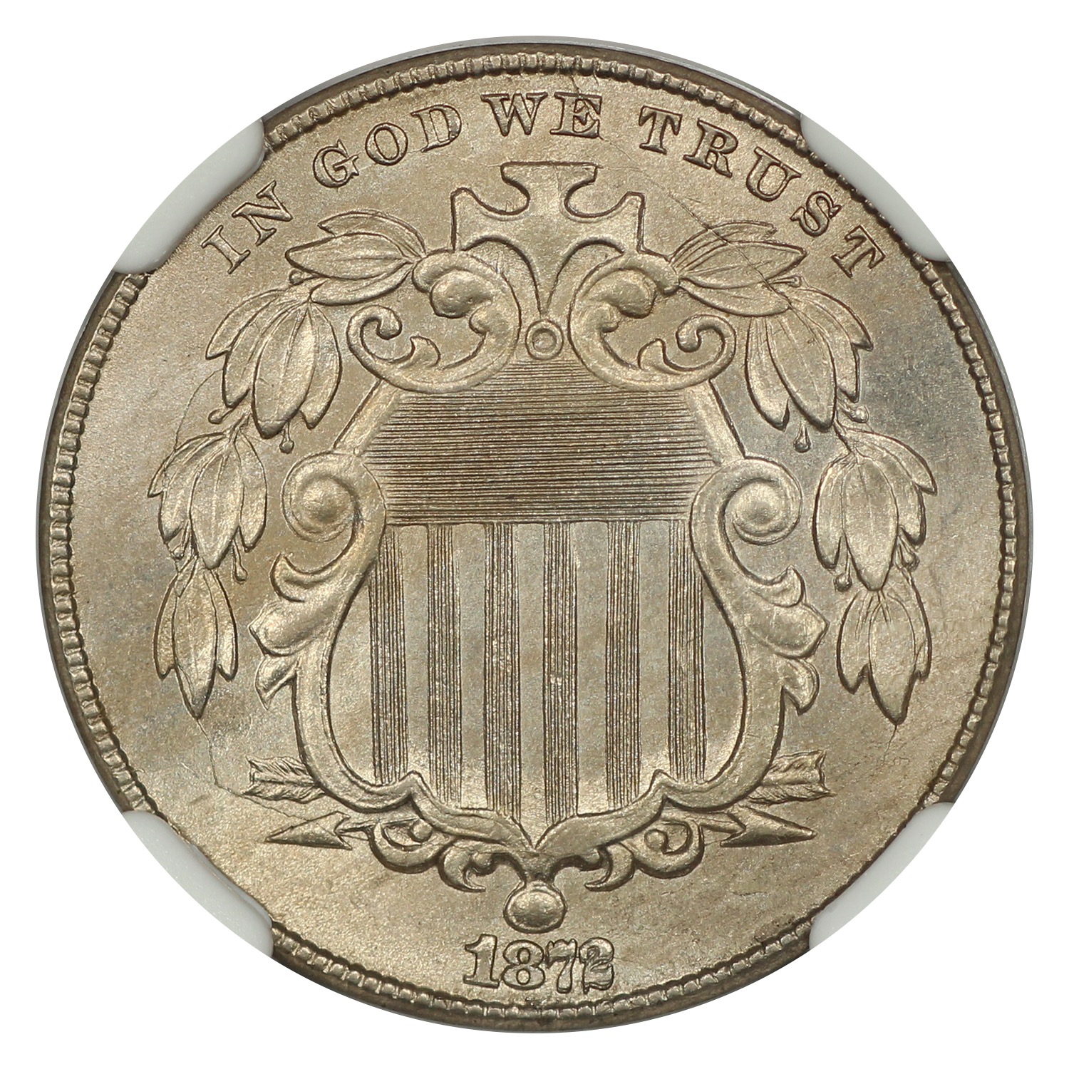 image for: 1872 5c NGC MS65