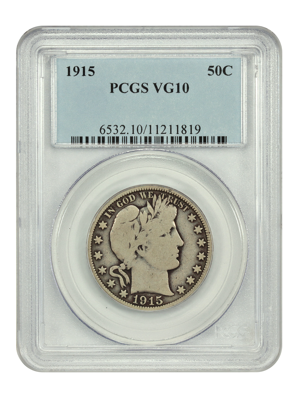 1915 50C PCGS VG10