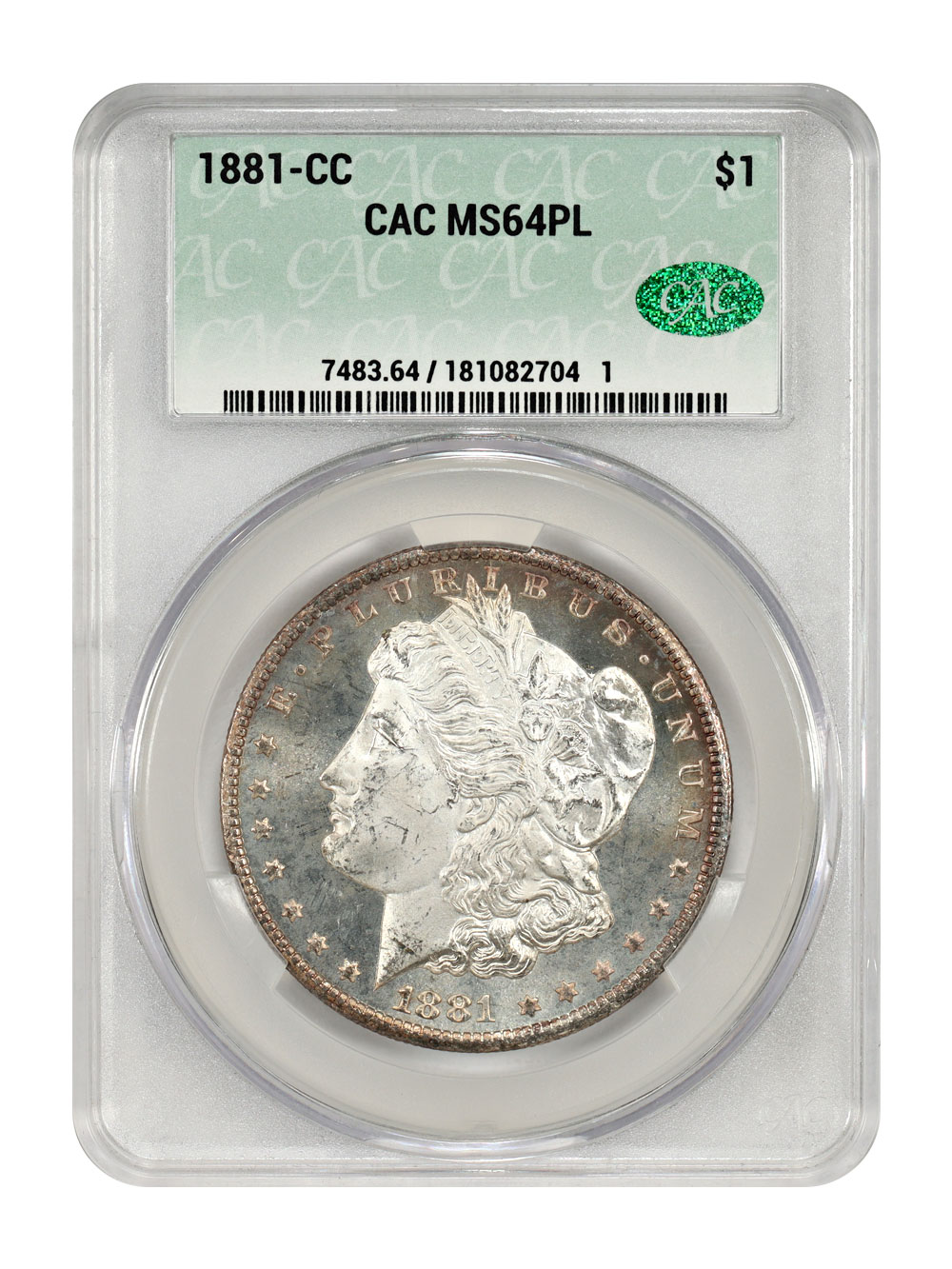 1881-CC $1, PL
