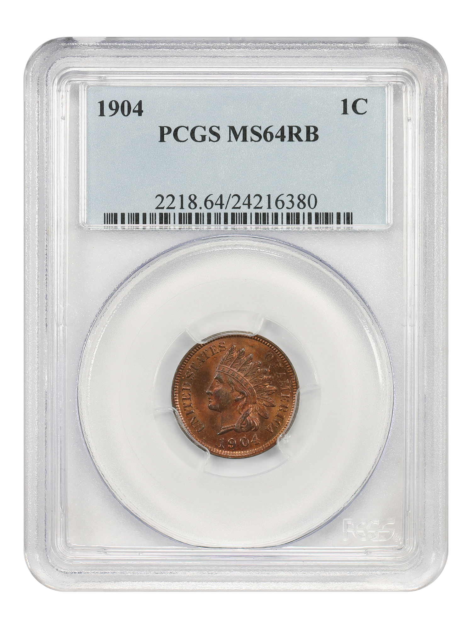 1904 1C PCGS MS64RB