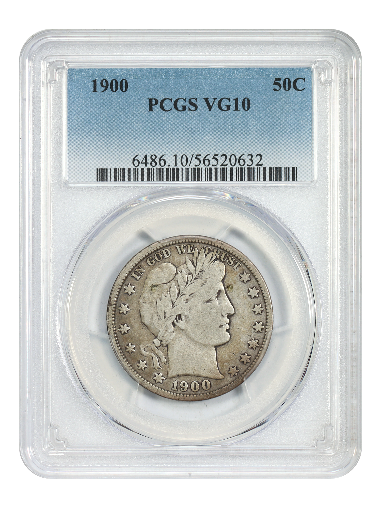 1900 50C PCGS VG10