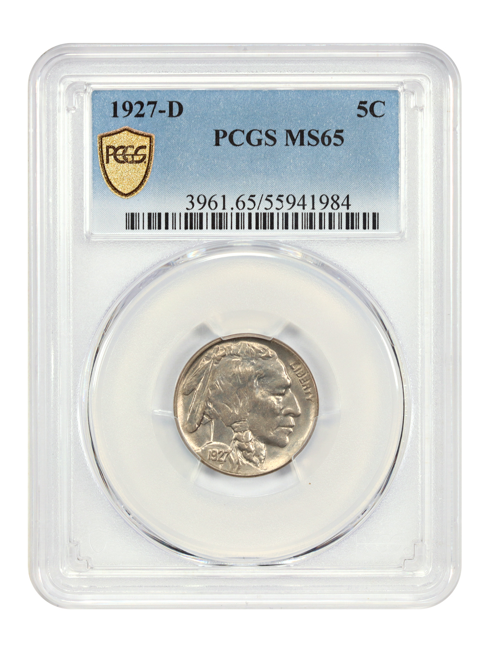 1927-D 5C PCGS MS65